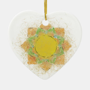 Ornamento De Cerâmica Flor de Lotus Ereal