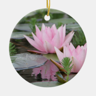 Ornamento De Cerâmica Flor de Lotus/Waterlily