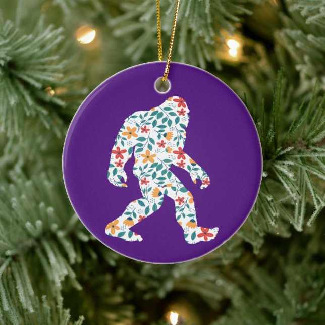 ORNAMENTO DE CERÂMICA FLORAL BIGFOOT        (Árvore)