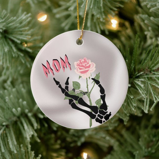 Ornamento De Cerâmica Floral Da Mão Crônica (Árvore)