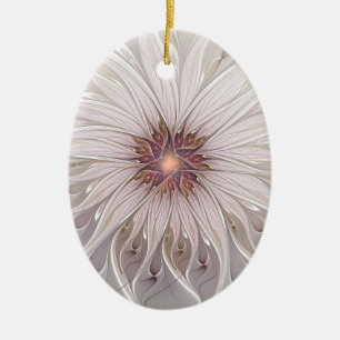 Ornamento De Cerâmica Floral Fantasy, Abstrato Moderna Flor Pastel