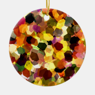 ORNAMENTO DE CERÂMICA FLORES