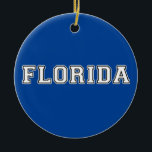 Ornamento De Cerâmica Flórida<br><div class="desc">Flórida</div>