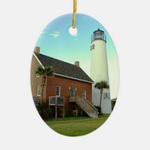 Ornamento De Cerâmica Florida Lighthouse Ornament