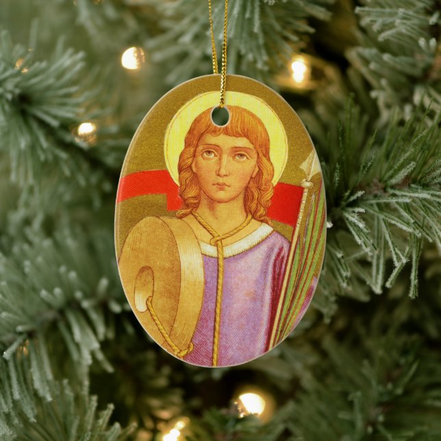 Ornamento De Cerâmica Florim de Lorch, de dupla face (PM 03) (Árvore)