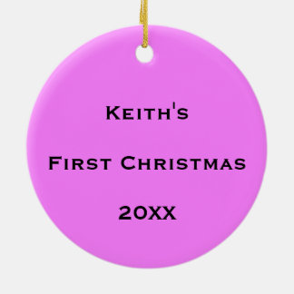 Ornamento De Cerâmica Fluxo de Bolha Cósmica Personalizado