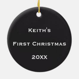 Ornamento De Cerâmica Fluxo de Bolhas Cósmicas Personalizadas