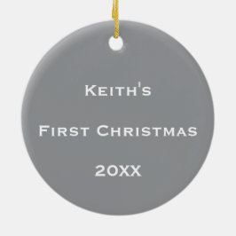 Ornamento De Cerâmica Fluxo de Bolhas Cósmicas Personalizadas