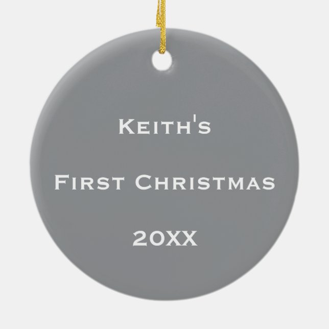 Ornamento De Cerâmica Fluxo de Bolhas Cósmicas Personalizadas (Traseira)