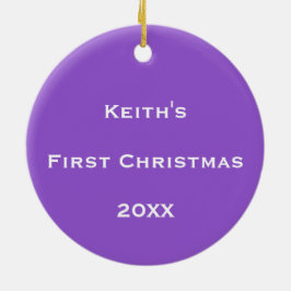 Ornamento De Cerâmica Fluxo de Bolhas Cósmicas Personalizadas