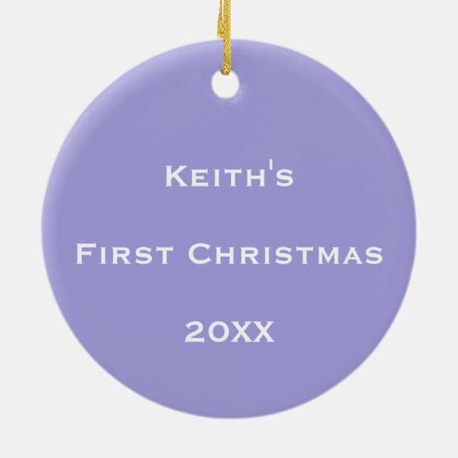 Ornamento De Cerâmica Fluxo de Bolhas Cósmicas Personalizadas (Traseira)