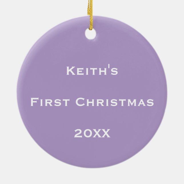 Ornamento De Cerâmica Fluxo de Bolhas Cósmicas Personalizadas (Traseira)