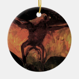 Ornamento De Cerâmica Flying Fox Bat por Vincent van Gogh
