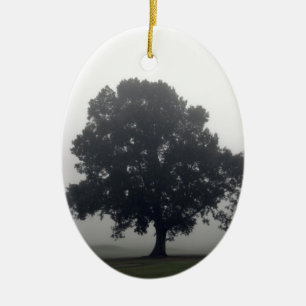 Ornamento De Cerâmica Foggy Tree