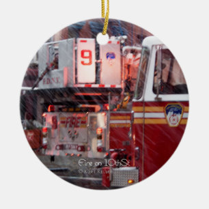 Ornamento De Cerâmica Fogo na 10o RUA