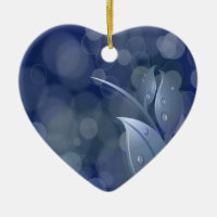 Folhas de Bokeh Azul