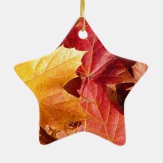 Ornamento De Cerâmica Folhas de outono - Incrível!