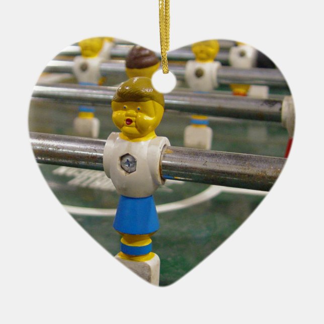 Ornamento De Cerâmica Foosball (Frente)