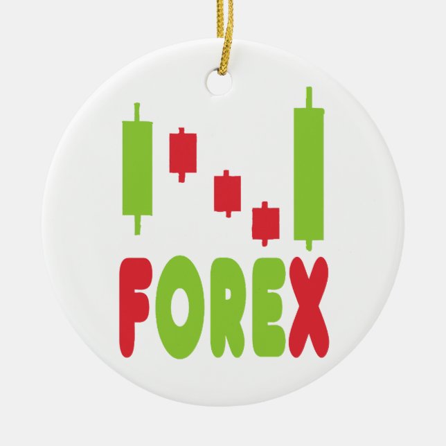 Ornamento De Cerâmica Forex FX Trading (Frente)