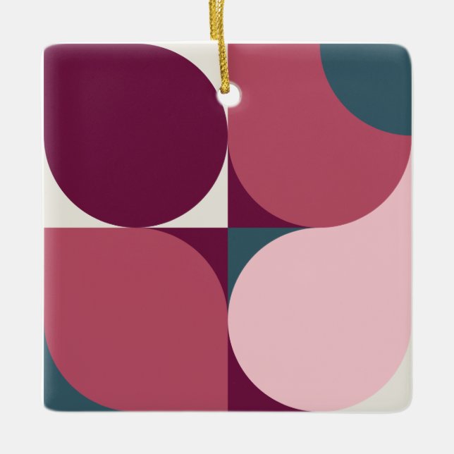 Ornamento De Cerâmica Formas (Frente)