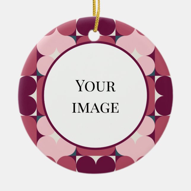 Ornamento De Cerâmica Formas (Frente)