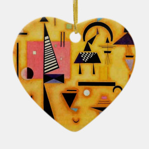 Ornamento De Cerâmica Formas Geométricas Rosa Abstrato Decisivas