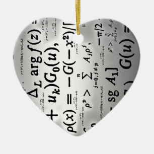 Ornamento De Cerâmica Fórmulas de Ciência