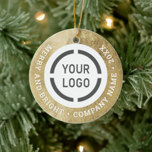Ornamento De Cerâmica Fornalhas comerciais personalizadas em ouro com lo
