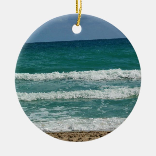 Ornamento De Cerâmica Fort Lauderdale, Florida (Frente)