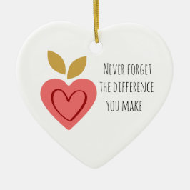 Ornamento De Cerâmica Foto da família de Natal com citação motivacional