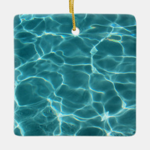 Ornamento De Cerâmica Foto da Piscina Teal Aqua