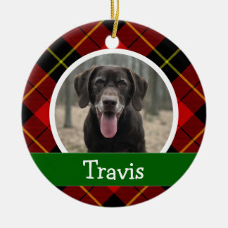 Ornamento De Cerâmica Foto de Cachorro Personalizada