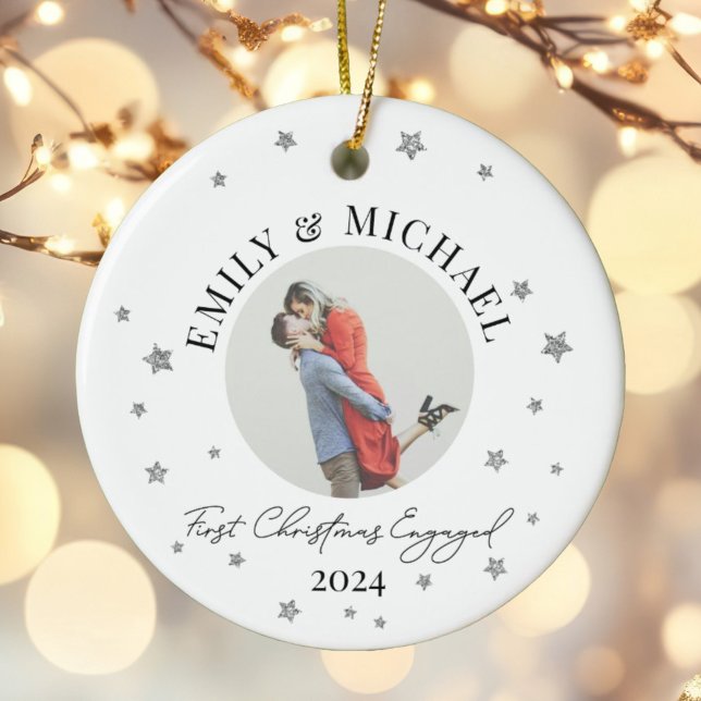 Ornamento De Cerâmica Foto de Estrelas Mínimas Envolvidas no Primeiro Na (Criador carregado)