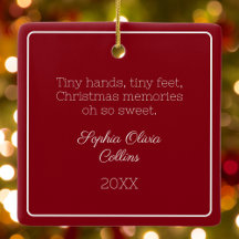 Foto de Natal minimalista do Red Modern Baby