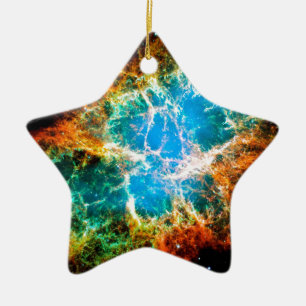 Ornamento De Cerâmica Foto do Espaço Hubble Remanescente da Supernova Ne