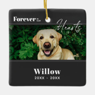 Ornamento De Cerâmica Foto do Memorial Pet Personalizado