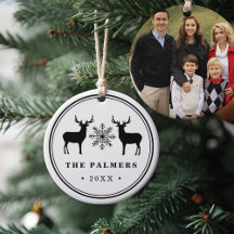 Foto Dupla Lado De Woodland Deer