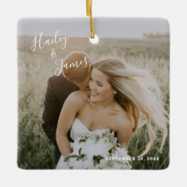 Ornamento De Cerâmica Foto Elegante Moderna Simples Recentemente