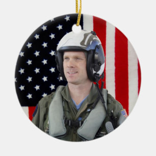 Ornamento De Cerâmica Foto Militar