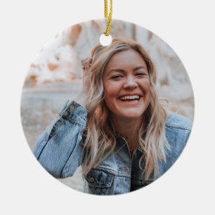 Ornamento De Cerâmica Foto personalizada