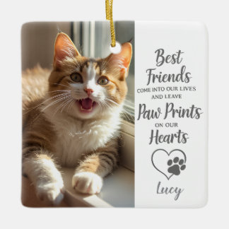 Ornamento De Cerâmica Foto Personalizada de Animal de Estimação Impressõ