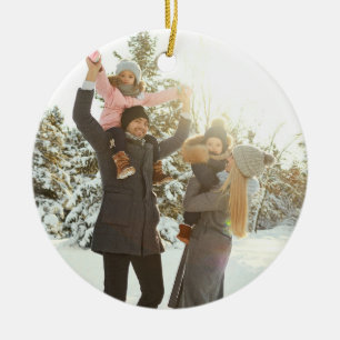 Ornamento De Cerâmica Foto Personalizada de Cotação Personalizada Modern