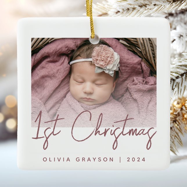 Ornamento De Cerâmica Foto: primeira peça de Rosa de Natal Cerâmica (Criador carregado)