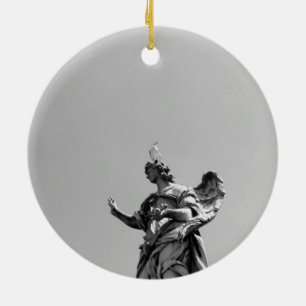 Ornamento De Cerâmica Foto simples e moderna de gaivota em cima da estát