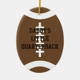 Ornamento De Cerâmica Foto Vertical do Pequeno Triterback do pai