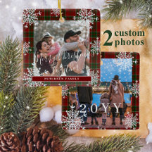 Fotografia da família Snowflakes 2 personalizada t