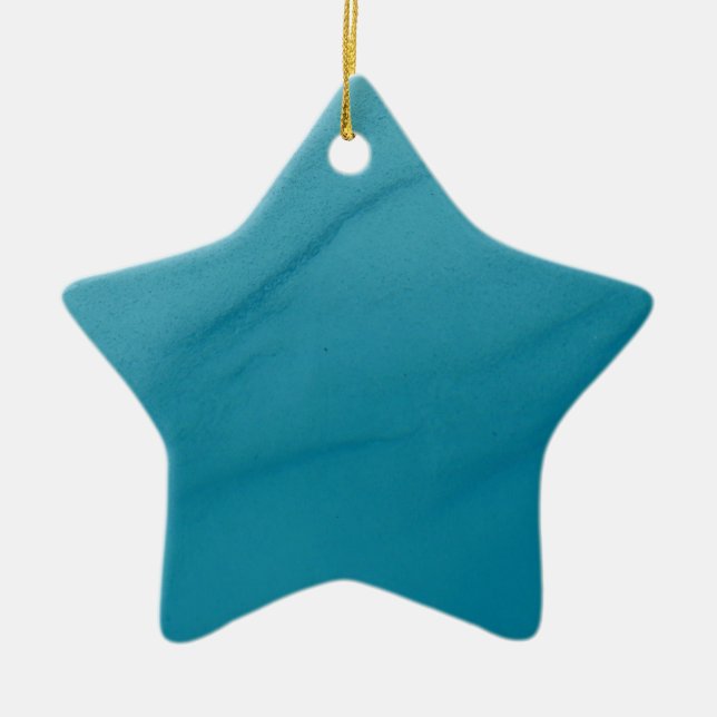 Ornamento De Cerâmica Fotografia da Natureza Melt Glacial (Frente)