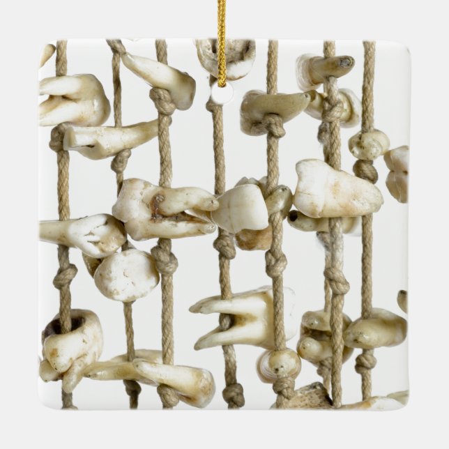 Ornamento De Cerâmica Fotografia dentária engraçada Dentista de dentes e (Verso)