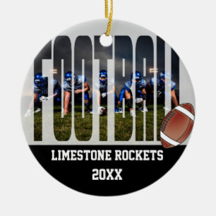 Ornamento De Cerâmica Fotógrafo do time de futebol