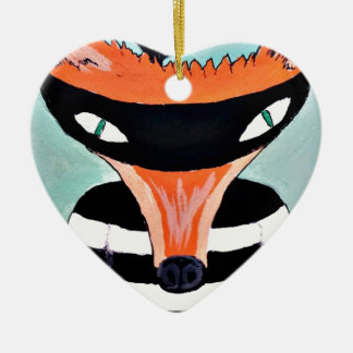 Ornamento De Cerâmica Fox e ladrões por PaperTree